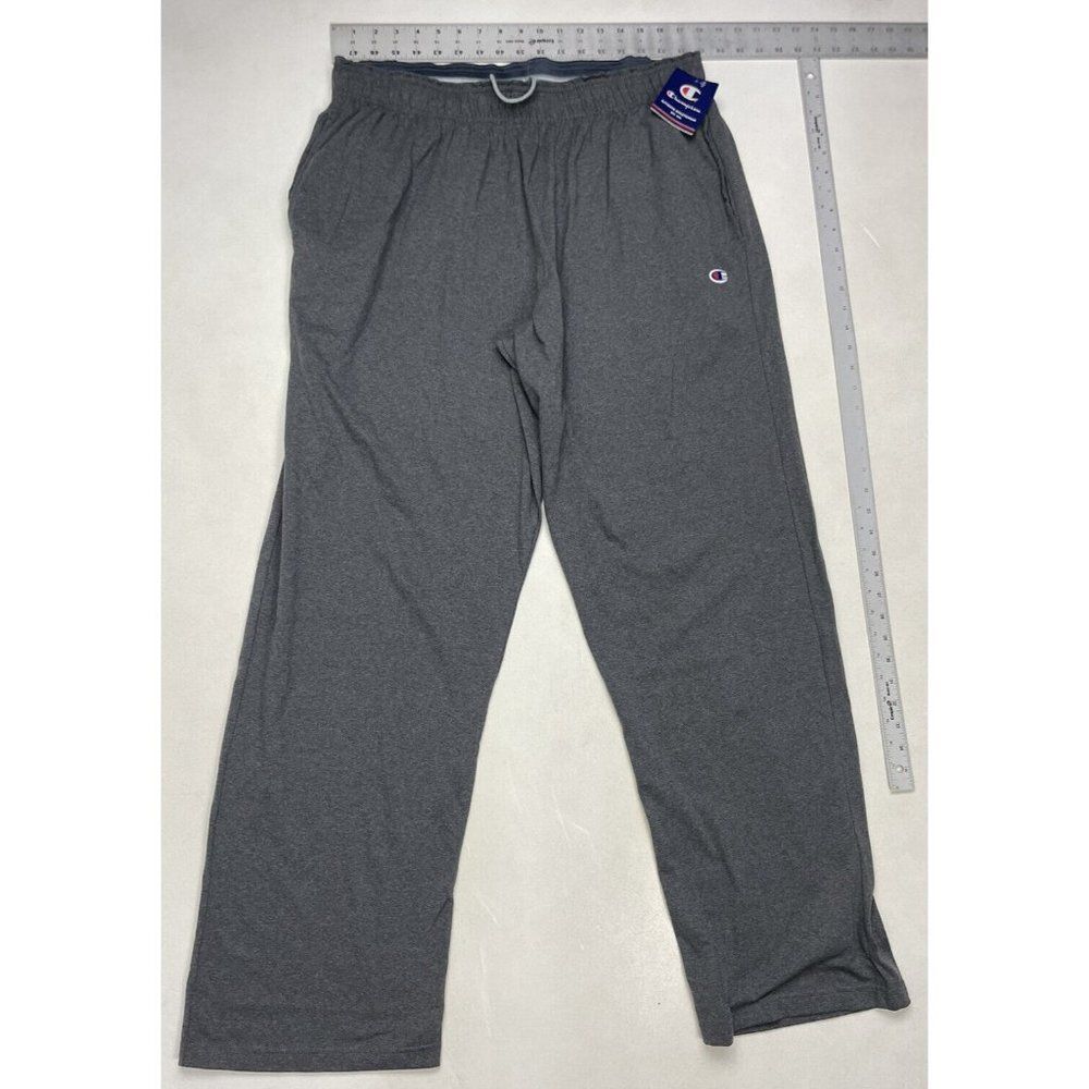 Champion Open Bottom Everyday Sweatpants Men XXL Gray P7309 NWT - Picture 9 of 10